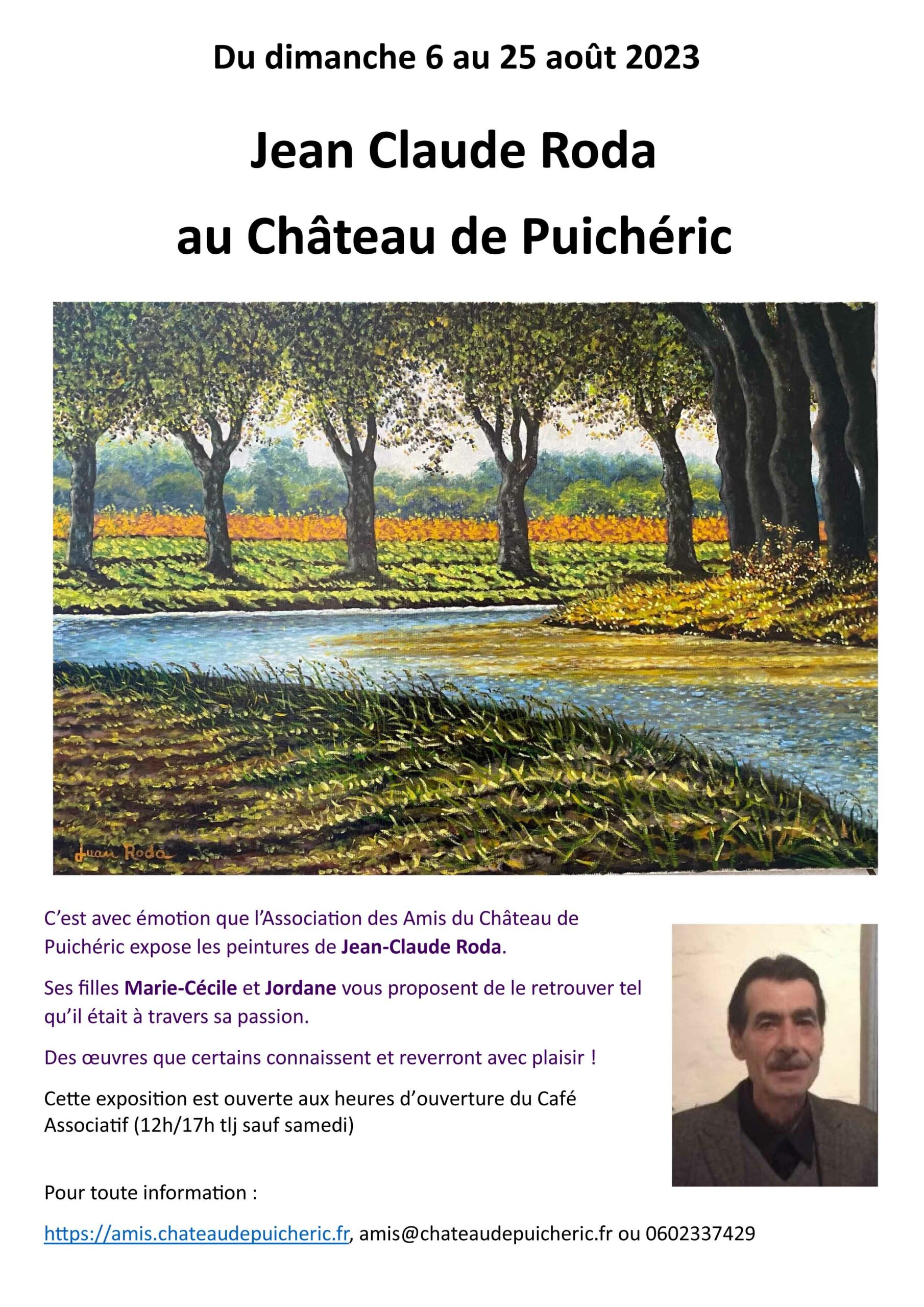 Jean Claude Roda au Château de Puichéric